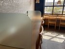 朝食会場パーテーション