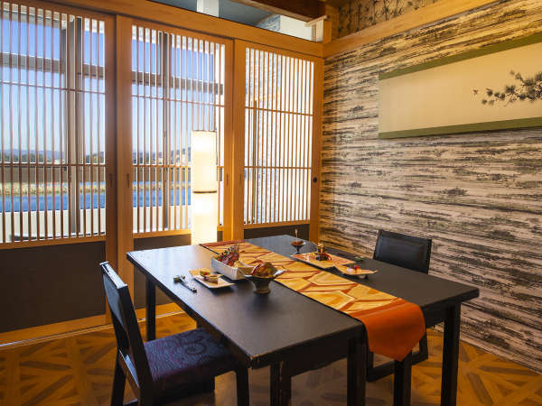 ◆個室食事処で三密対策も万全！プライベートな空間でありながら、海が見えるお席もございます！◆