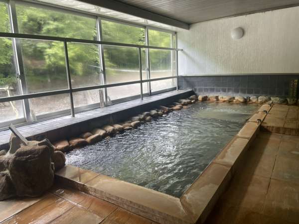 天然炭酸泉の内風呂