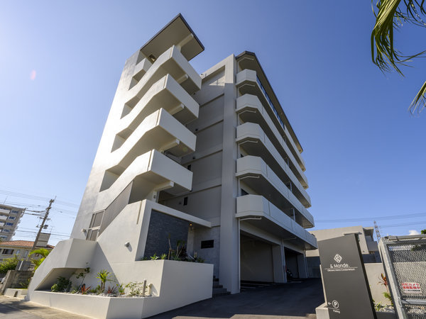 ��Monde. Okinawa Arena Condominium�̊O�ώʐ^