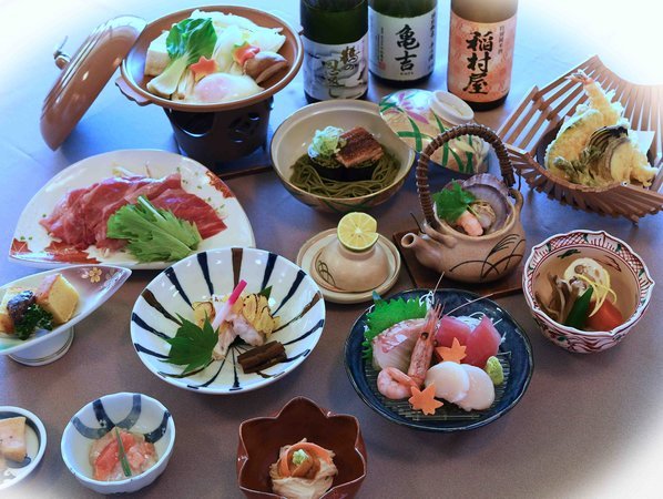 富士見山水　お膳 鶴の舞橋と岩木山 絶景の宿 つがる富士見荘 - 宿泊予約は＜じゃらんnet＞