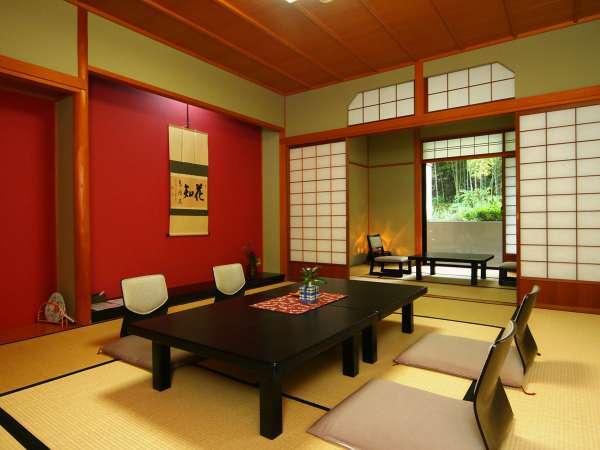 客室◆意匠を凝らした純和風造り客室はひとつひとつ異なるデザインでお得意様にも大変好評です。
