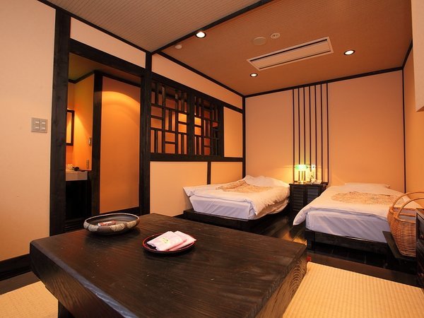 【洋室】コンパクトなデザインのベッドタイプのお部屋