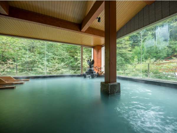 日本の温泉番付で東の横綱にも選ばれた『鳴子温泉』当館は大浴場の他に４つの無料貸切風呂もご用意してます