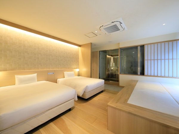 Deluxe Twin with Semi-open Air Bath(xbh140cm~2j