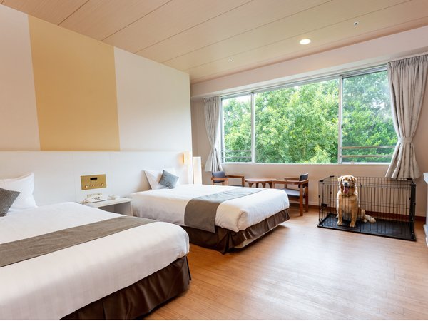 ドッグフレンドリールーム（スタンダードツイン）【客室一例】