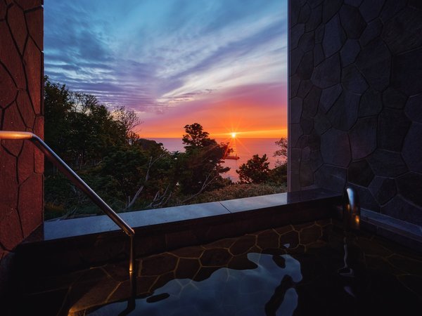Onsen Guesthouse The SUNSET Shiretoko�̎{�ݎʐ^2