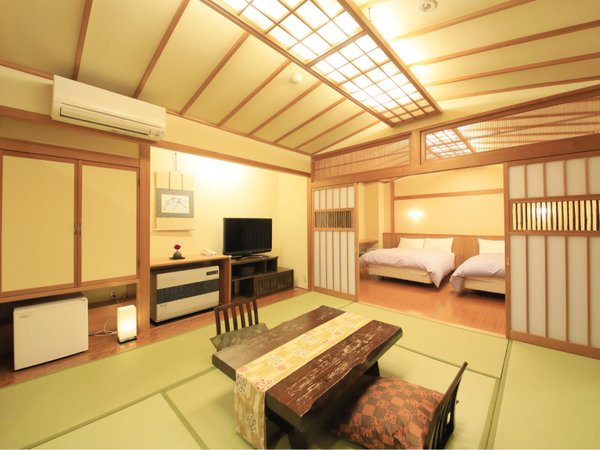 【客室一例】特別室…和室とベッドルームを備えた、広々贅沢な空間です。