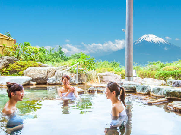 【箱根で富士山の見える宿】富士山を望む絶景露天【自家源泉の仙石原温泉】