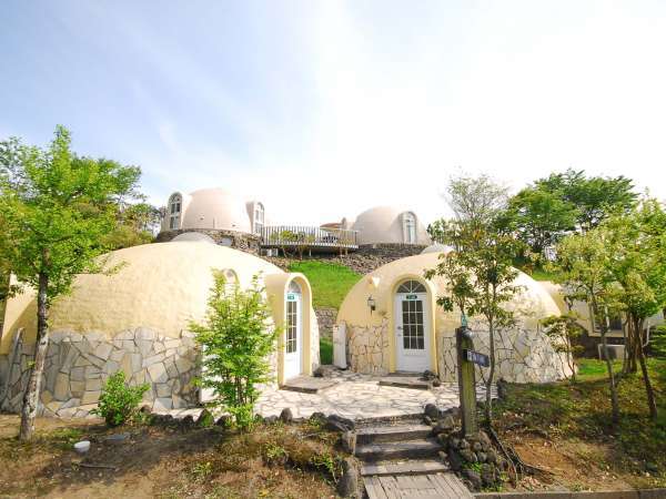 大自然阿蘇健康の森【ヴィレッジゾーン】丸いドーム型の客室