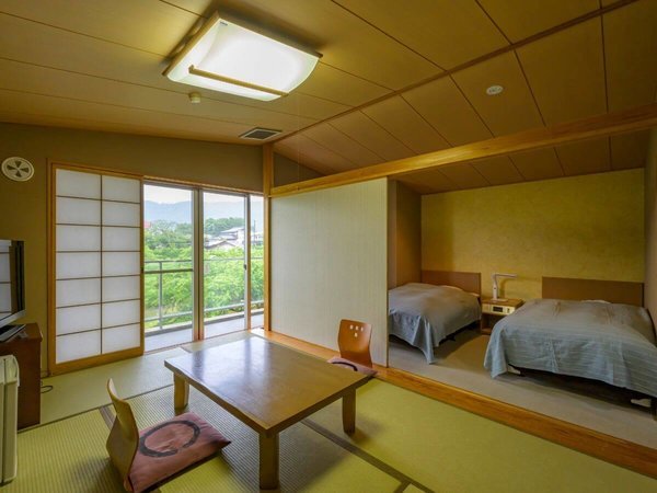 国民宿舎山紫苑～朝も夜も入れる温泉庭園露天風呂と山陰の美味