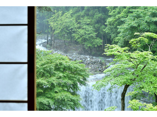 【せせらぎ館】「永井宿」夏の景観