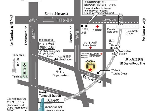 HOTEL SHINPOIN OSAKA(�z�e���^�@�@���)�F�}�b�v