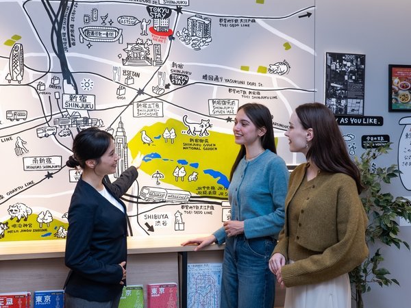 ��2�K�G���x�[�^�[�z�[���b���炵���C���X�g�ŕ`���ꂽ�A�I���W�i���̐V�h�G���A�}�b�v