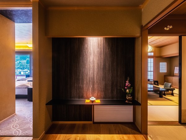 三朝ラグジュアリースイート 生け花