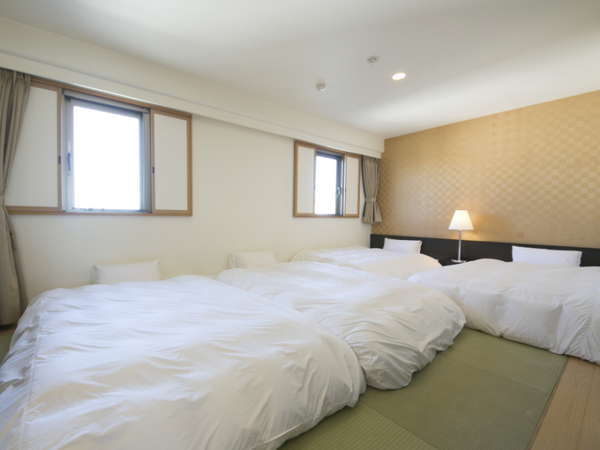 和室は、最大4名様まで宿泊可能でございます。