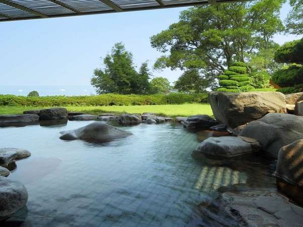湯元小豆島温泉■露天風呂より瀬戸内海を望む