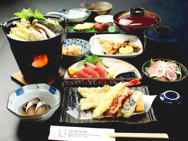 【はるる亭】【温泉×新鮮魚介】2食付き￥8000～！リーズナブルでお得な旅を♪