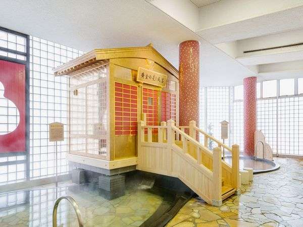 太閤黄金期がよみがえる金色に輝く蒸し風呂が大浴場に新登場！（太閤の湯）