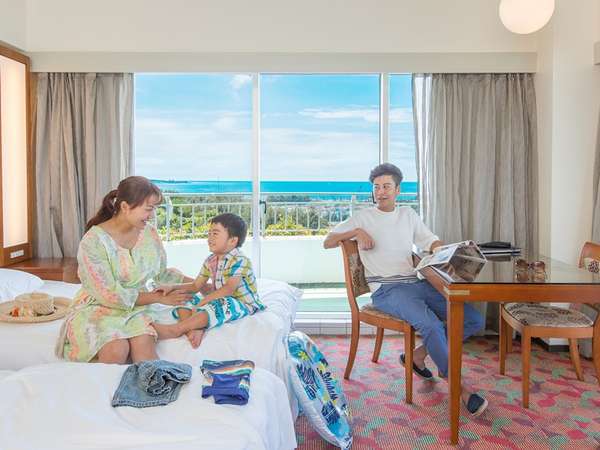 ホテル客室はご家族やグループ旅行にも最適なフォースタイプのお部屋がございます。
