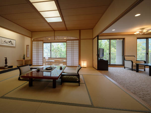特別室 ～ 瑞光 ～応接間・石造りのお風呂付きの贅沢空間です。