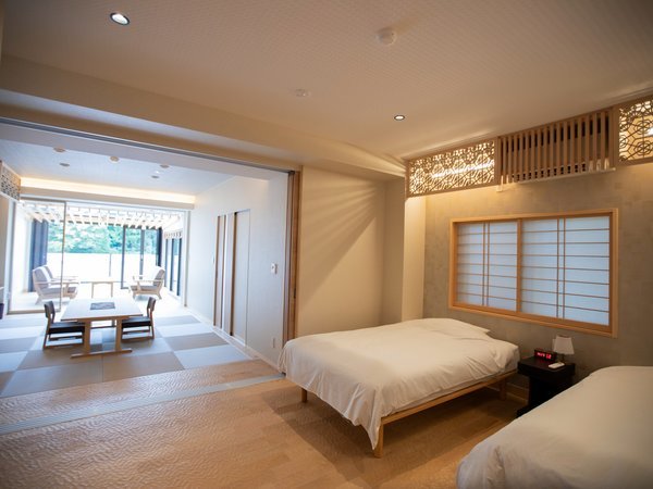 【特別室】ベッド完備の広々客室