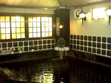 600年の古湯とレトロな内装。雰囲気漂うお風呂です。