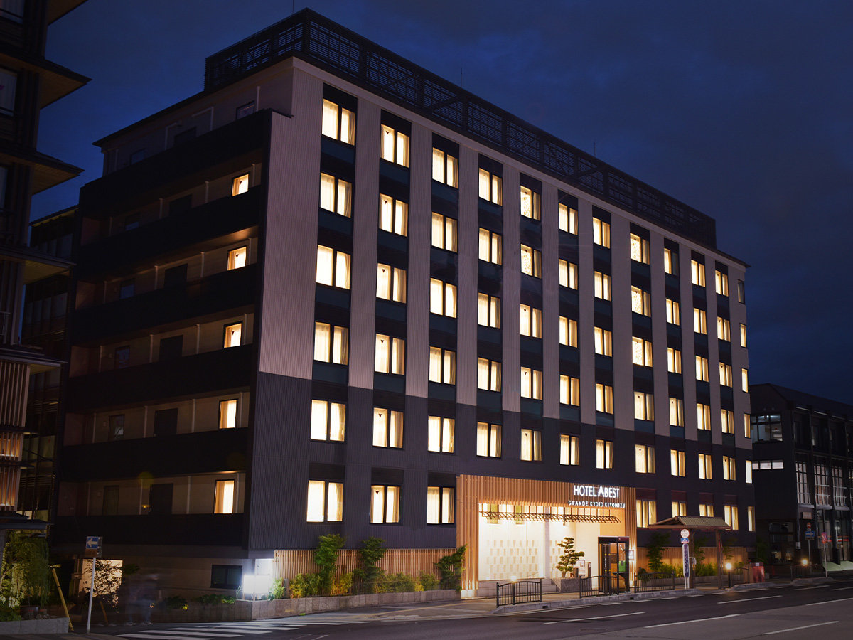 ホテルアベストグランデ京都清水でごゆっくりとした夜をお過ごしくださいませ