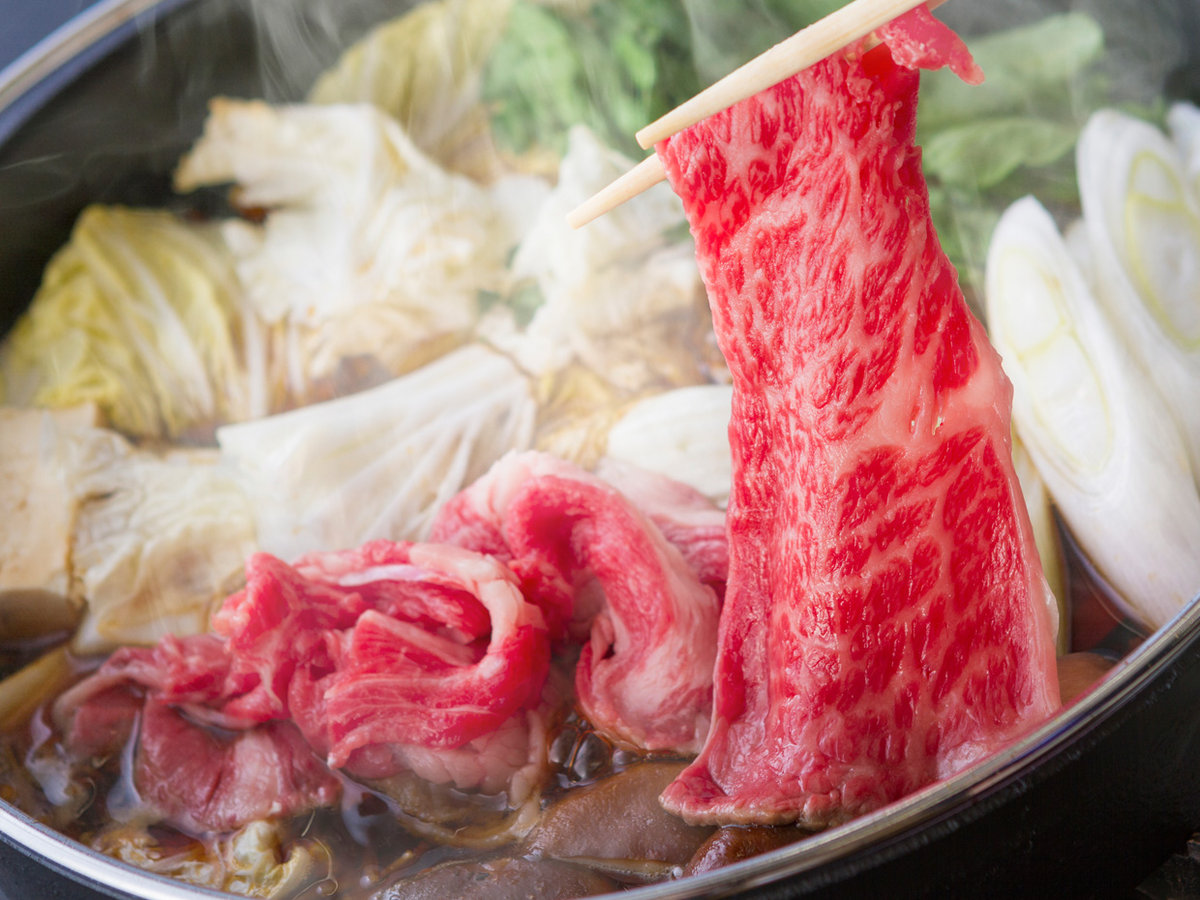 お肉の量が1.5倍です★がっつりお肉を食べたい方にはお勧めですよ。佐賀和牛をすき焼きをぜひ