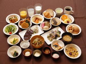 ◆朝食は50種類以上の豊富なメニューをご用意♪