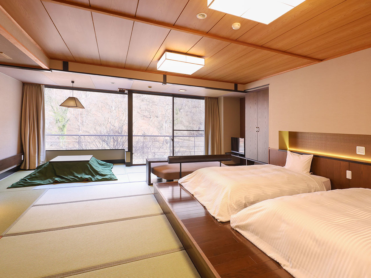 【禁煙】スタンダード和ベッドツイン4名定員 内風呂あり※イメージ