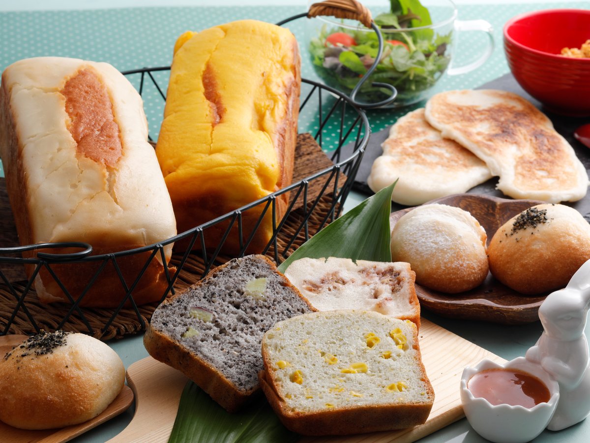 淡路島のお米で焼き上げた生米パン。グルテンフリーの方にお勧めです。