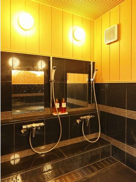 那須塩原【ビジネスホテル アジサイ】女性用貸切風呂の洗い場
