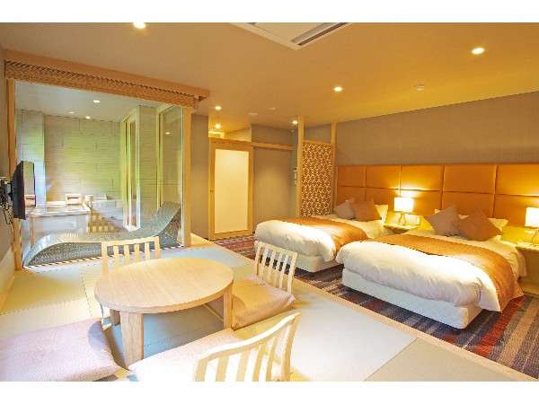 【しろ】３階和洋室でございます。お天気によっては富士山がご覧いただける客室です。