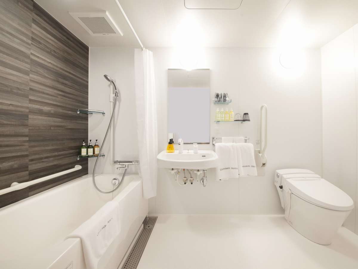 【センチュリオンホテル クラシック奈良】バリアフリー（最大２名・19平米）のバスルーム