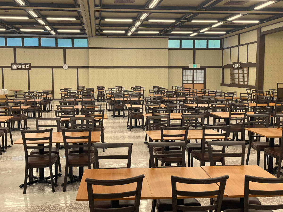 バイキング会場内客席