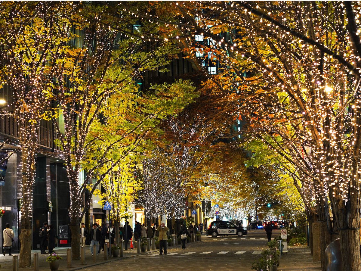 【丸の内イルミネーション】冬の街を彩るイルミネーション／ホテルからバスで16分