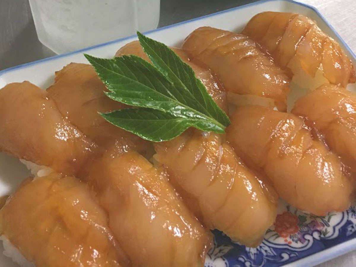 *［お料理一例］郷土料理★旬の魚をヅケにしてカラシで食す「島寿司」