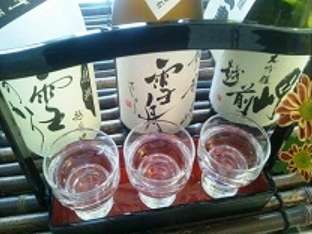 女将セレクト地酒　利き酒セット（1000円）を始めました☆永平寺町の蔵元『田邊酒造』