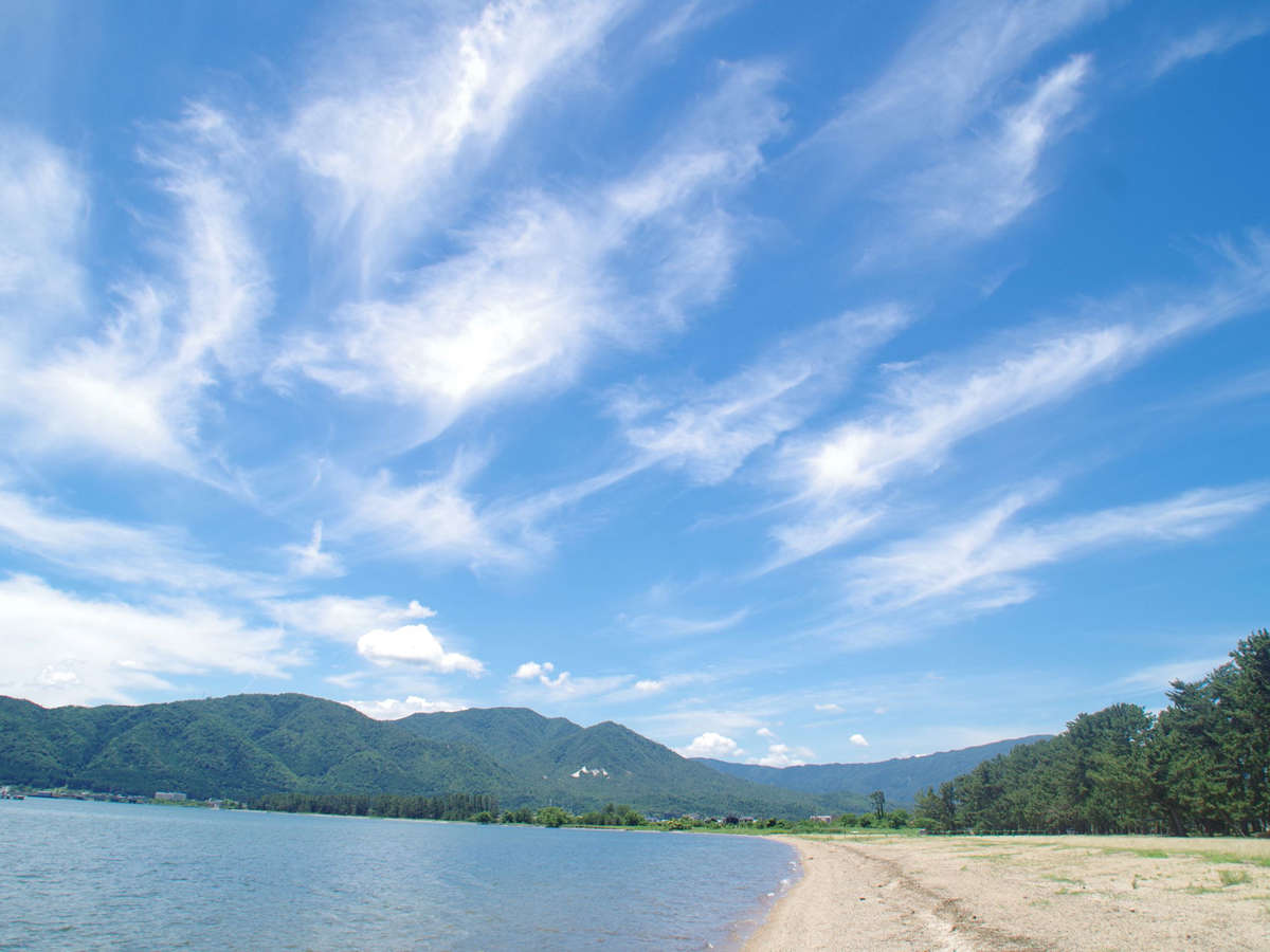 *琵琶湖国定公園「近江白浜」が目の前に広がる絶景