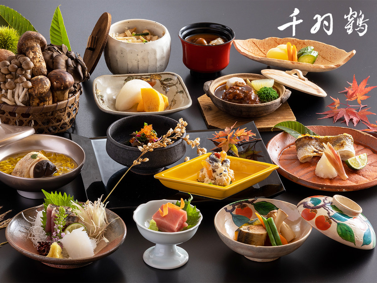 千羽鶴料理 ロゴ入り