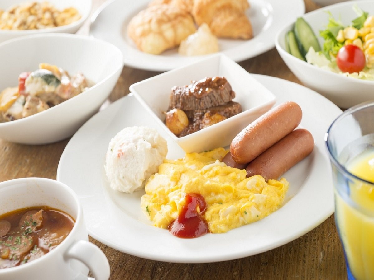 【朝食ビュッフェ】和洋混合の充実の品ぞろえ！