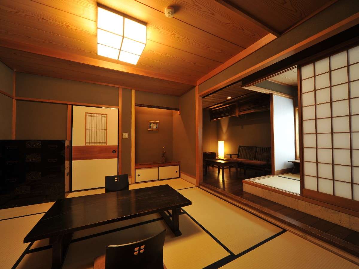 プライベート檜風呂付き和室（24平米～）／青　客室一例