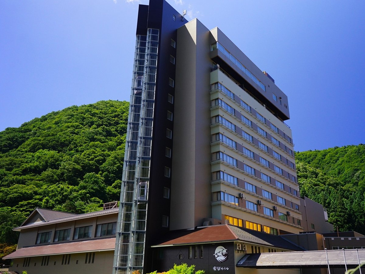 湯瀬ホテルの外観