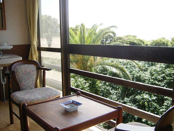 *お部屋の窓からは、南国漂う景色が楽しめます。