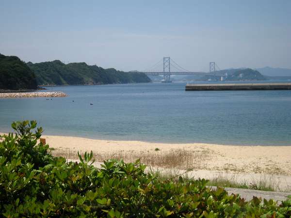 徒歩３分☆大鳴門橋を一望できますいび海水浴場！！