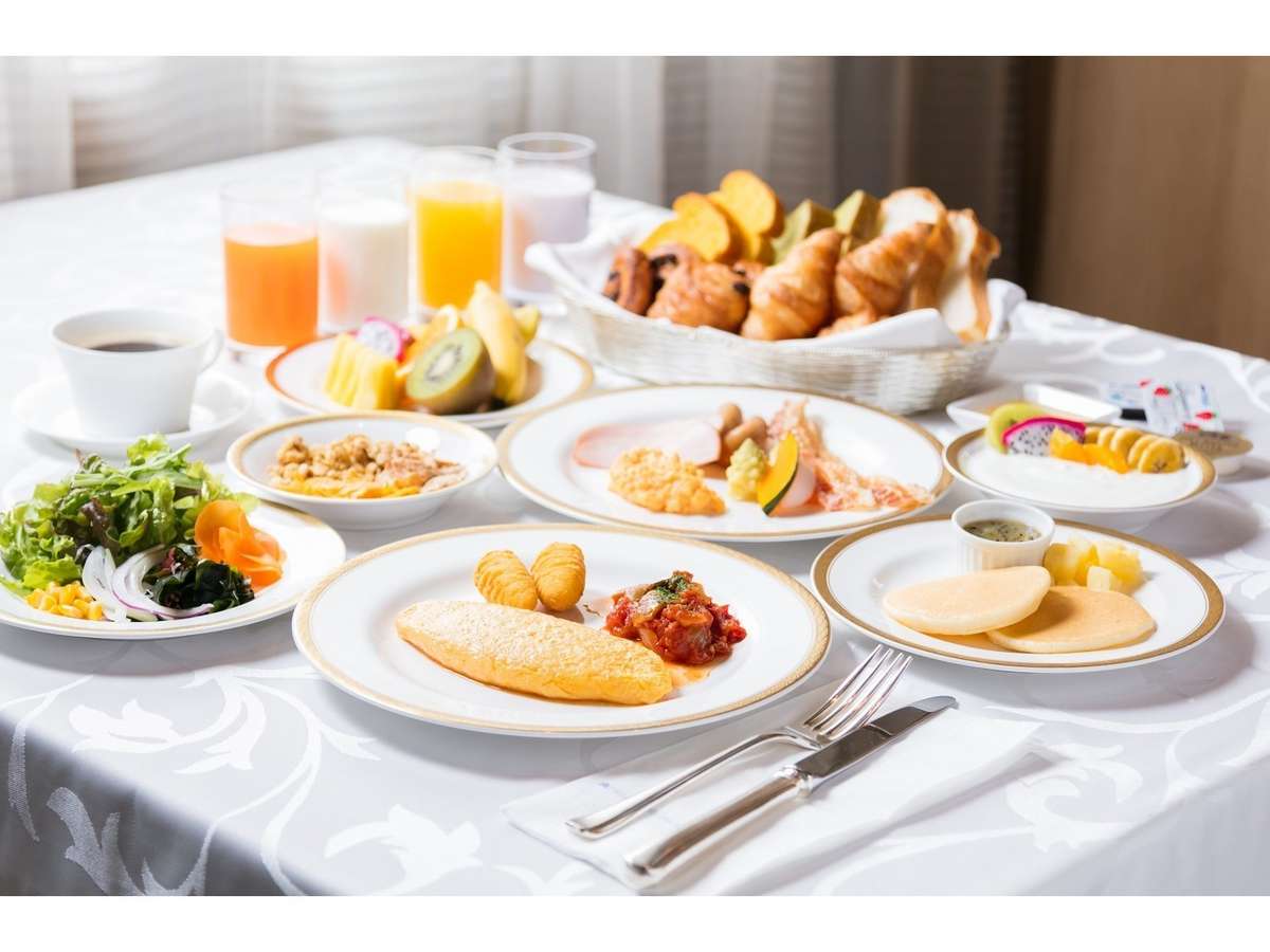 ★クチコミでも大好評の朝食ブッフェ♪