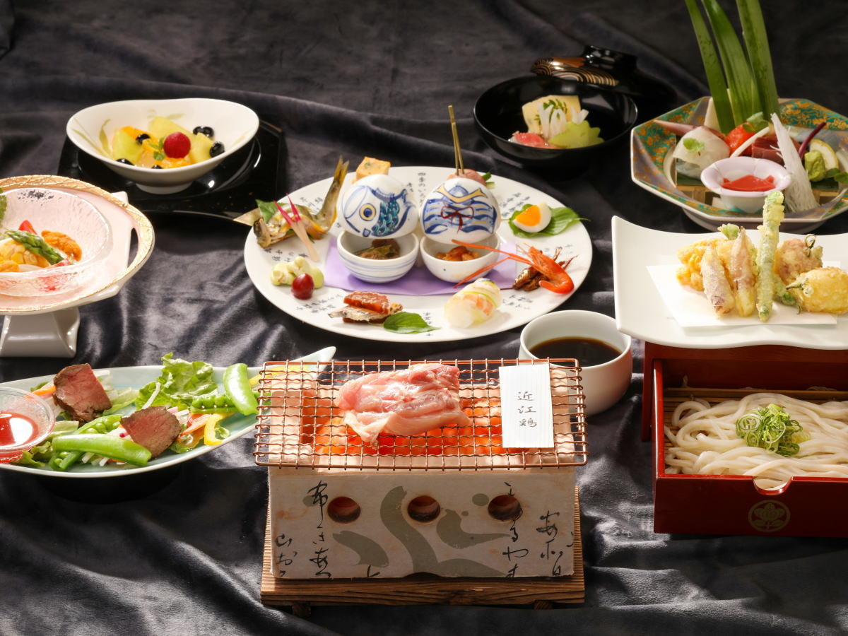 近江・旬を味わう美食彩会席「近江鶏コース」