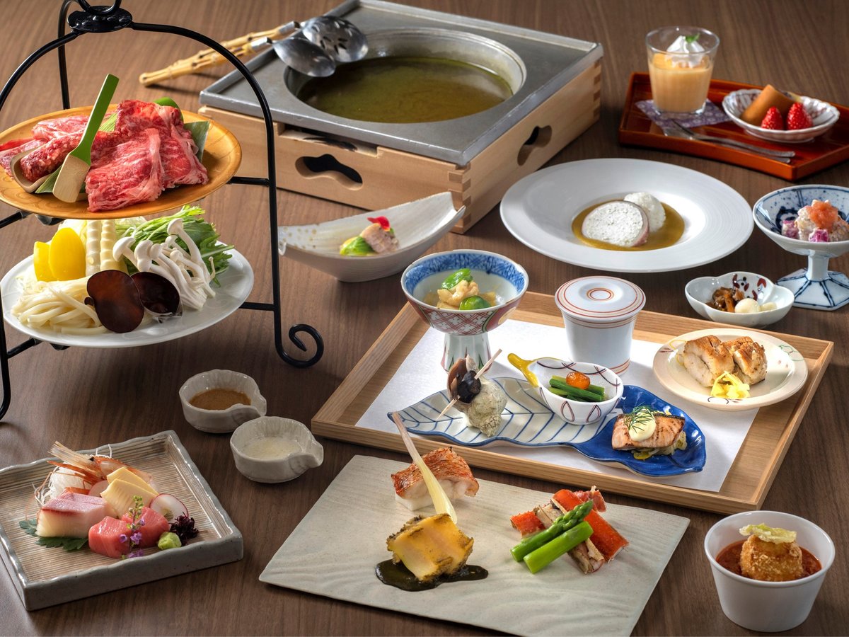 【夕食/春】季節に合わせた北海道産食材をふんだんに、贅沢なひとときを味わえる和食会席（イメージ）