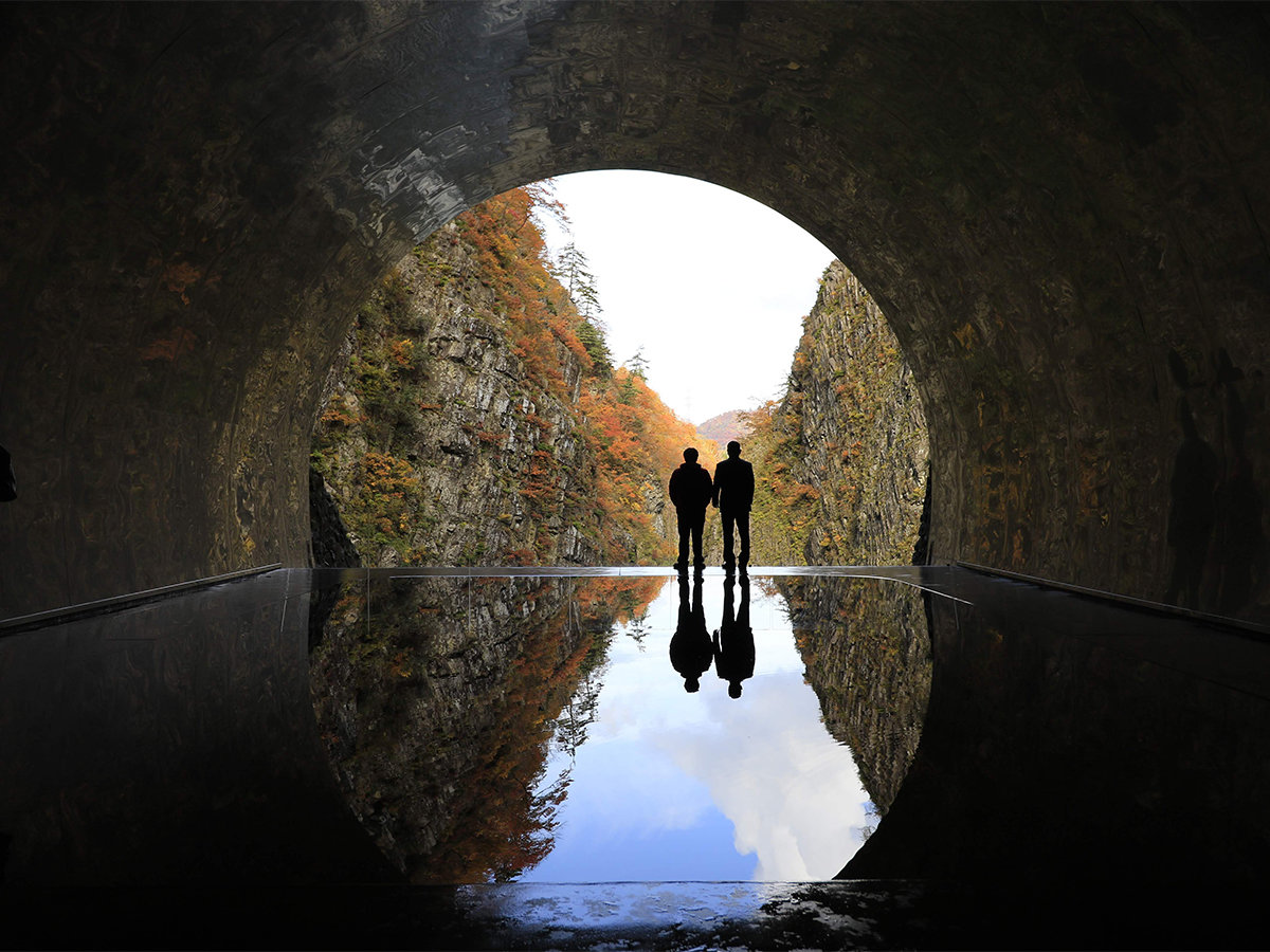 【秋・清津峡】新潟県十日町市。日本三大峡谷のひとつ。峡谷は国の天然記念物にも指定されおります。